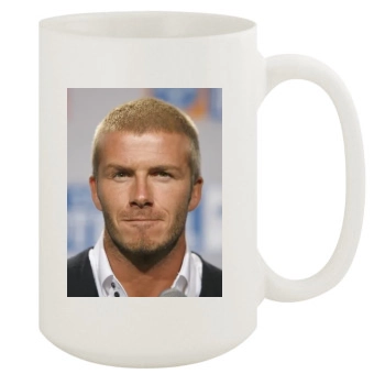 David Beckham 15oz White Mug