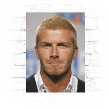 David Beckham Metal Wall Art