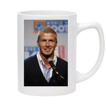 David Beckham 14oz White Statesman Mug