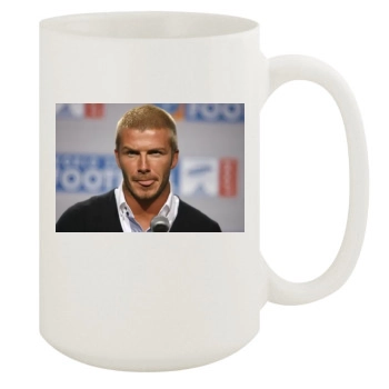 David Beckham 15oz White Mug