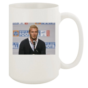 David Beckham 15oz White Mug