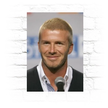 David Beckham Metal Wall Art