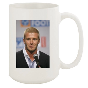 David Beckham 15oz White Mug