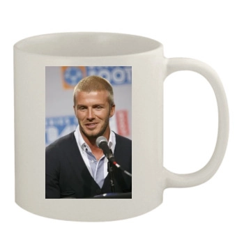 David Beckham 11oz White Mug