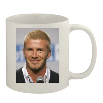 David Beckham 11oz White Mug