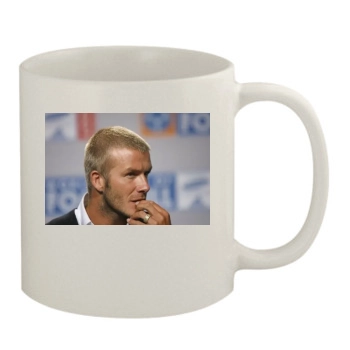 David Beckham 11oz White Mug