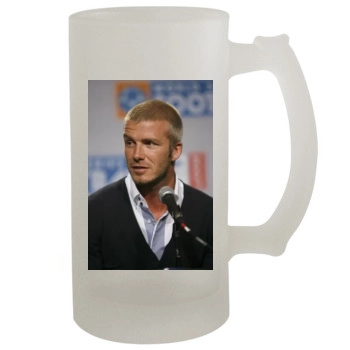 David Beckham 16oz Frosted Beer Stein