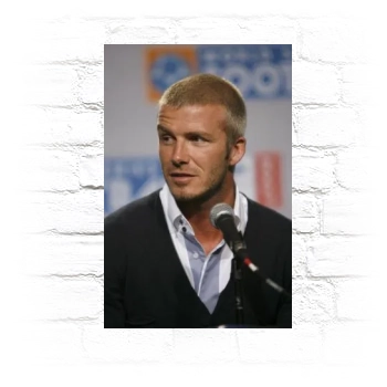 David Beckham Metal Wall Art