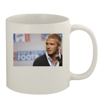 David Beckham 11oz White Mug