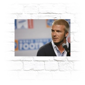 David Beckham Metal Wall Art