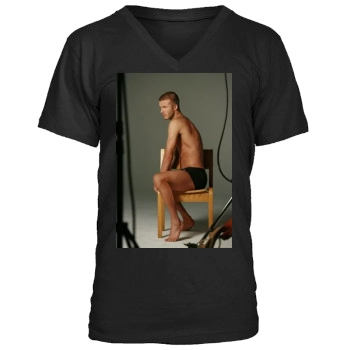 David Beckham Men's V-Neck T-Shirt