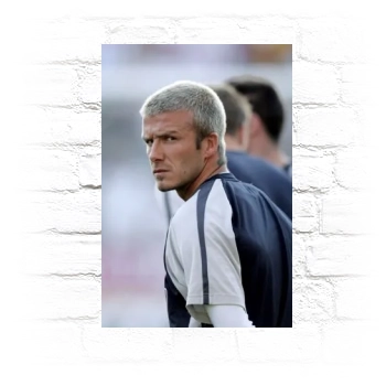 David Beckham Metal Wall Art