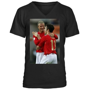 David Beckham Men's V-Neck T-Shirt