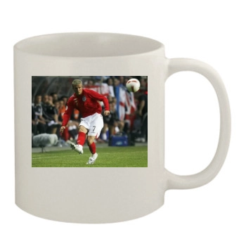 David Beckham 11oz White Mug