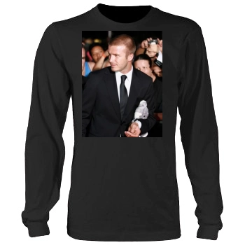 David Beckham Men's Heavy Long Sleeve TShirt