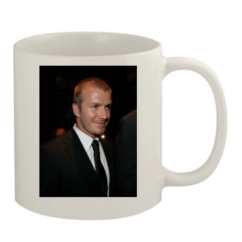 David Beckham 11oz White Mug