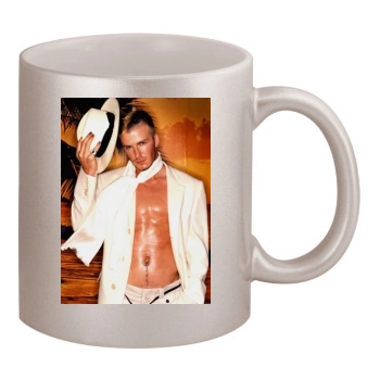 David Beckham 11oz Metallic Silver Mug