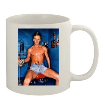 David Beckham 11oz White Mug