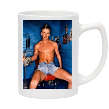 David Beckham 14oz White Statesman Mug