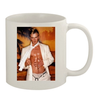 David Beckham 11oz White Mug