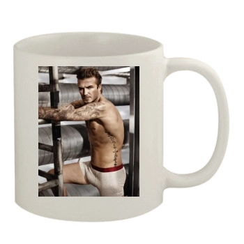 David Beckham 11oz White Mug