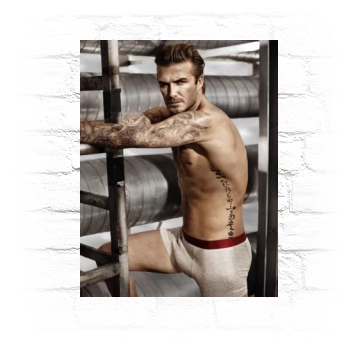 David Beckham Metal Wall Art