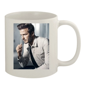 David Beckham 11oz White Mug