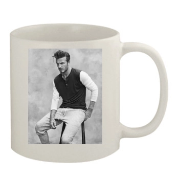 David Beckham 11oz White Mug