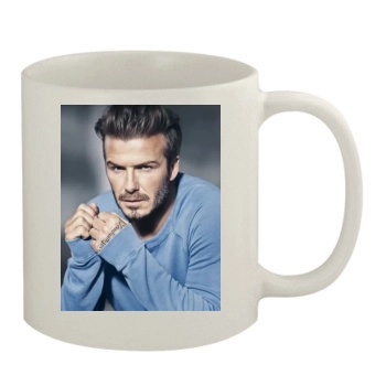 David Beckham 11oz White Mug