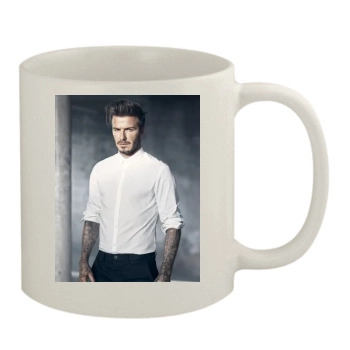 David Beckham 11oz White Mug