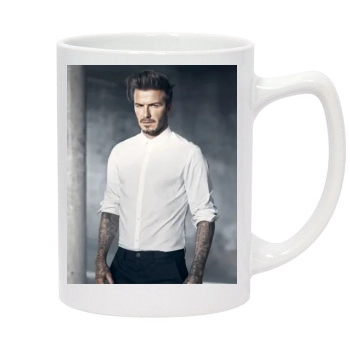 David Beckham 14oz White Statesman Mug