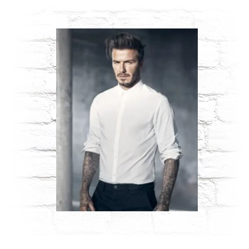 David Beckham Metal Wall Art