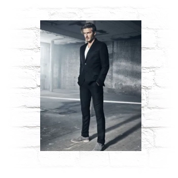 David Beckham Metal Wall Art