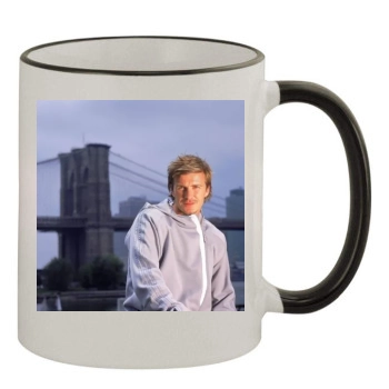 David Beckham 11oz Colored Rim & Handle Mug