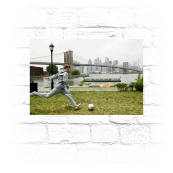 David Beckham Metal Wall Art