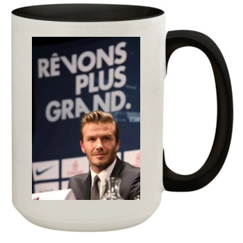 David Beckham 15oz Colored Inner & Handle Mug