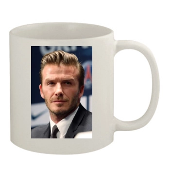 David Beckham 11oz White Mug