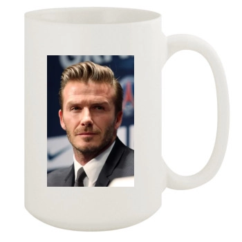 David Beckham 15oz White Mug