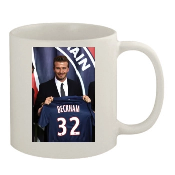 David Beckham 11oz White Mug