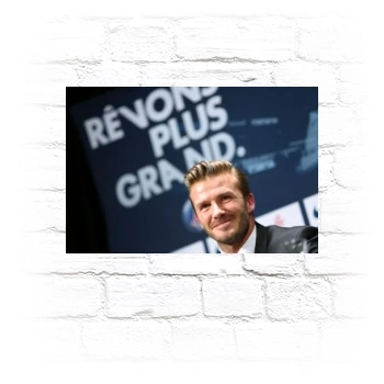 David Beckham Metal Wall Art