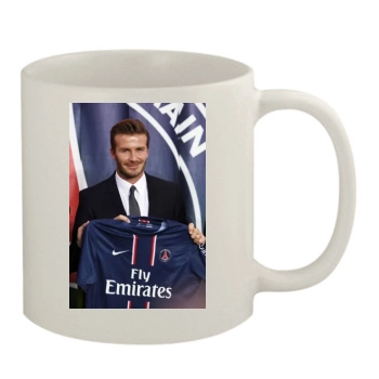 David Beckham 11oz White Mug