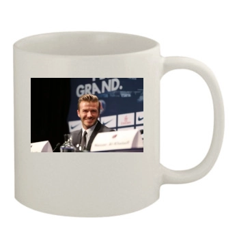 David Beckham 11oz White Mug