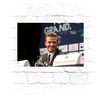 David Beckham Metal Wall Art