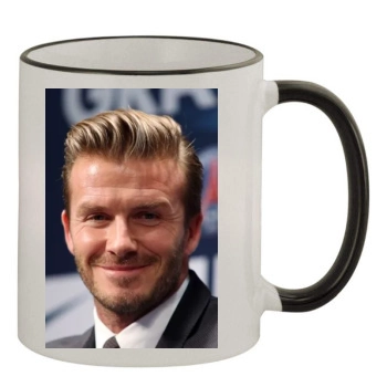 David Beckham 11oz Colored Rim & Handle Mug