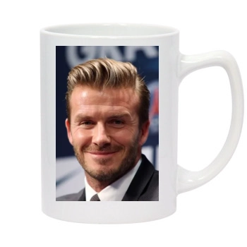 David Beckham 14oz White Statesman Mug