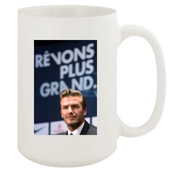 David Beckham 15oz White Mug