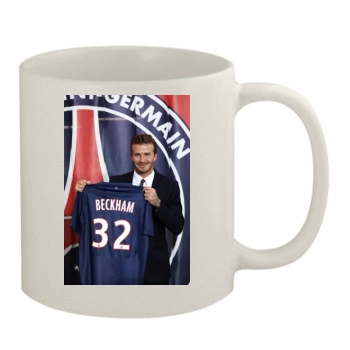 David Beckham 11oz White Mug