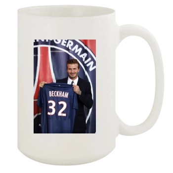 David Beckham 15oz White Mug