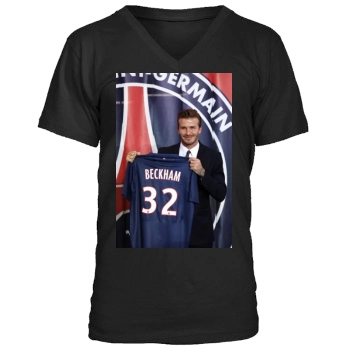 David Beckham Men's V-Neck T-Shirt