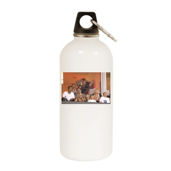 David Beckham White Water Bottle With Carabiner